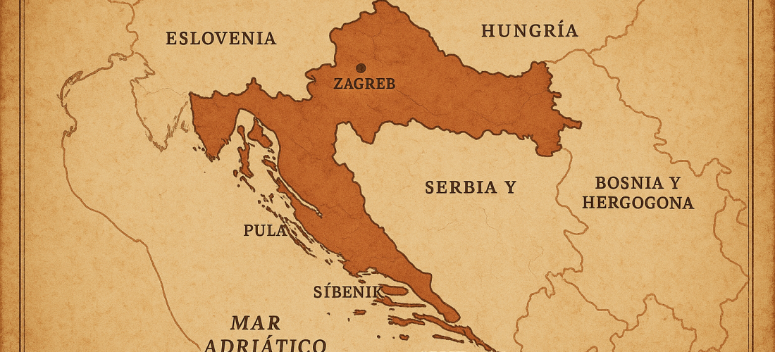 mapa croacia